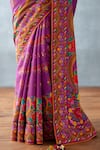 Shop_Torani_Purple Jeni Silk Printed Floral Dil Kusha Anam Saree  _Online_at_Aza_Fashions