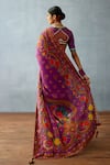 Shop_Torani_Purple Jeni Silk Printed Floral Dil Kusha Anam Saree  _at_Aza_Fashions