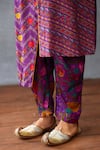 Buy_Torani_Purple Jeni Silk Printed Heart Dil Kusha Fayaz Kurta Set 