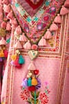 Buy_Torani_Pink Print Dil Ruba Arwa Scarf_Online_at_Aza_Fashions