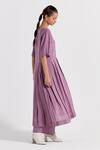 Shop_Three_Purple Bemberg Solid Plain High-waisted Broad Pant  _Online_at_Aza_Fashions