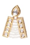 Buy_PREETI MOHAN_White Kundan Chitrali Layered Pearl Necklace Set _Online_at_Aza_Fashions