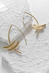 De'anma_Gold Plated Tumo Abstract Ear Cuffs _Online_at_Aza_Fashions