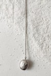 DE'Anma_Silver Plated Lia Abstract Shaped Charm Necklace _Online_at_Aza_Fashions