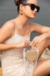 Shop_Modarta_Silver Crystals Heart Shaped Embellished Clutch _at_Aza_Fashions