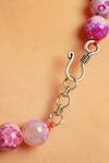 Shop_Kastiya Jewels_Pink Quartz Semi Precious Gemstone Necklace_Online_at_Aza_Fashions