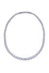 Shop_DIOSA PARIS JEWELLERY_White Swarovski Zirconia Choker Necklace _at_Aza_Fashions
