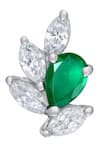 Diosa Paris Jewellery_Green Swarovski Zirconia Emerald And Studs _Online_at_Aza_Fashions