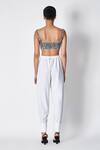 Shop 431-88 By Shweta Kapur White Crepe Friday Metz Cuffed Hem Pant at Aza Fashions Shop_431-88 By Shweta Kapur_White Crepe Friday Metz Cuffed Hem Pant _at_Aza_Fashions
