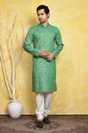 Buy_Arihant Rai Sinha_Green Cotton Printed Kurta Set 