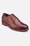 Buy_Hats Off Accessories_Brown Solid Derby Shoes _Online_at_Aza_Fashions