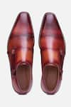 Buy_Hats Off Accessories_Brown Solid Monk Strap Shoes 