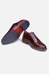 Buy_HATS OFF ACCESSORIES_Red Genuine Leather Solid Oxford Shoes 