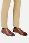 Buy_Hats Off Accessories_Brown Plain Oxford Shoes _at_Aza_Fashions