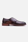 Buy_Hats Off Accessories_Brown Solid Pointed Toe Derby Shoes 