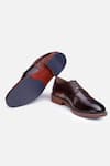 Shop_Hats Off Accessories_Brown Solid Pointed Toe Derby Shoes 