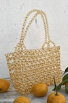 Buy_RUBILON_Orange Summer Beaded Basket Bag _at_Aza_Fashions