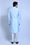 Shop_Arihant Rai Sinha_Blue Silk Solid Kurta With Pant _at_Aza_Fashions