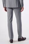 Buy_S&N by Shantnu Nikhil_Grey Cotton Plain Straight Fit Trousers_Online_at_Aza_Fashions