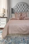 Buy_Diva Riche_Peach Washable Silk Thread Alroaz Embroidered Bedding Set_at_Aza_Fashions