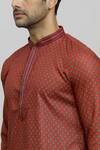 Arihant Rai Sinha_Multi Color Poly Cotton Printed Flower Kurta Set _at_Aza_Fashions