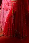 Buy_ANUSHKA KHANNA_Red Silk Crepe Embroidery Beads Floral Garden Blouse Sharara Pant Set _Online_at_Aza_Fashions