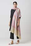 Buy_Toosh Kashmir_Grey Sozni Work Jamawar Pashmina Shawl _Online_at_Aza_Fashions