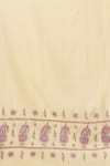 Toosh Kashmir_Cream Sozni Hand Embroidered Palldar Pashmina Shawl _at_Aza_Fashions