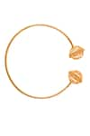 Shop_ITRANA_Gold Plated Spheric Stellar Hoops _Online_at_Aza_Fashions