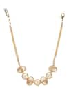 Buy_ITRANA_Gold Plated Kenna Weave Necklace _at_Aza_Fashions