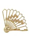 Buy_ITRANA_Gold Plated Elysian Framed Fan Ring _at_Aza_Fashions