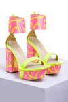 Buy_Papa Don't Preach Accessories_Pink Fix Me Up Block Heels _at_Aza_Fashions