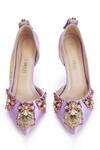 Buy Papa Don't Preach Accessories Purple Crystals, Pearls Very Peri Embroidered Pumps Online at Aza Fashions Buy_Papa Don't Preach Accessories_Purple Crystals, Pearls Very Peri Embroidered Pumps _Online_at_Aza_Fashions