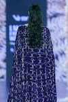 Buy_Nirmooha_Purple Crepe Embroidery Cutdana Open Geometric Pattern Cape _Online_at_Aza_Fashions