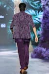 Shop_Nirmooha_Purple Lace Hand Embroidery Shirt _at_Aza_Fashions