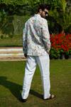 Shop_Linen Bloom_Multi Color 100% Linen Print Lyon Shirt _at_Aza_Fashions