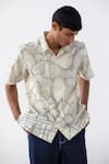 Shop_Countrymade_Multi Color Silk Printed Normandy Shirt_at_Aza_Fashions