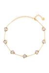 Buy_Anaash_White Ibu Stone Embellished Chain Necklace 