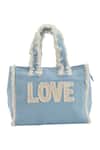 Buy_JENA_Blue Love Canvas Tote Bag_Online_at_Aza_Fashions