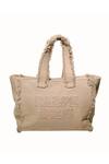 JENA_Beige Carpe Diem Canvas Tote Bag _Online_at_Aza_Fashions