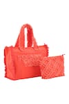 Buy_JENA_Orange Positive Vibes Tote Bag _at_Aza_Fashions