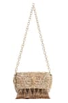 Buy_JENA_Beige Woven 3-weave Real Embellished Clutch _at_Aza_Fashions