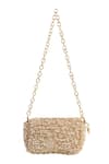 Shop_JENA_Beige Woven 3-weave Real Embellished Clutch _at_Aza_Fashions