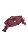 Buy_JENA_Purple Woven Raffia Fringed Textured Clutch _Online_at_Aza_Fashions