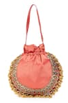 Shop_5Elements_Red Embellished Leander Potli _at_Aza_Fashions