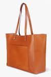 Shop_Tan & Loom_Brown Plain Top Closure Tote Bag 