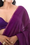 Buy_Sacred Weaves_Purple Satin Georgette Silk Paisley Tassel Detail Pallu Handloom Saree  _Online_at_Aza_Fashions