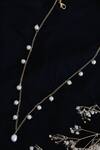 Shop_Do Taara_White Pearl String Necklace _at_Aza_Fashions