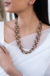 Buy Do Taara Multi Color Layered Beaded Necklace Online at Aza Fashions Buy_Do Taara_Multi Color Layered Beaded Necklace _Online_at_Aza_Fashions