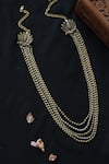 Shop_Do Taara_Gold Plated Bohemian Layered Necklace _at_Aza_Fashions